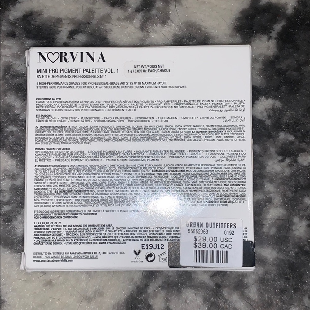 Mini NORVINA Pro Pigment Palette Vol. 1 - Picture 3 of 5